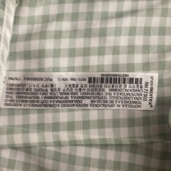 Zara Gingham Skort - Picture 4 of 6